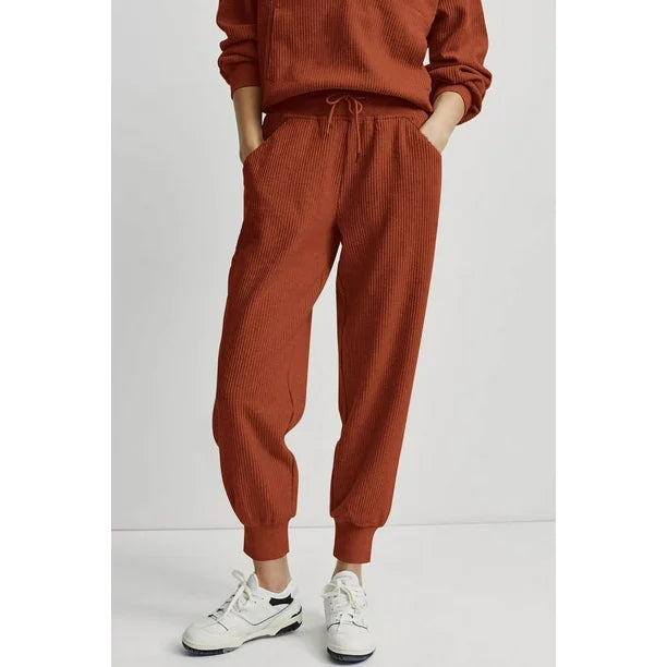 Women's 2-Piece Half Zip Sweatsuit Set with Joggers