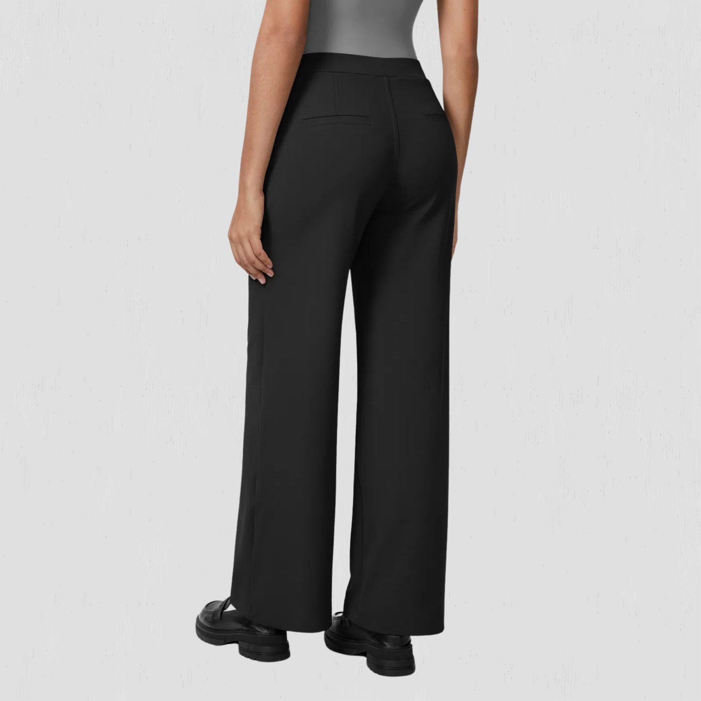 Halara Flex High Waisted Plicated Side Pocket Straight Leg Work Pants