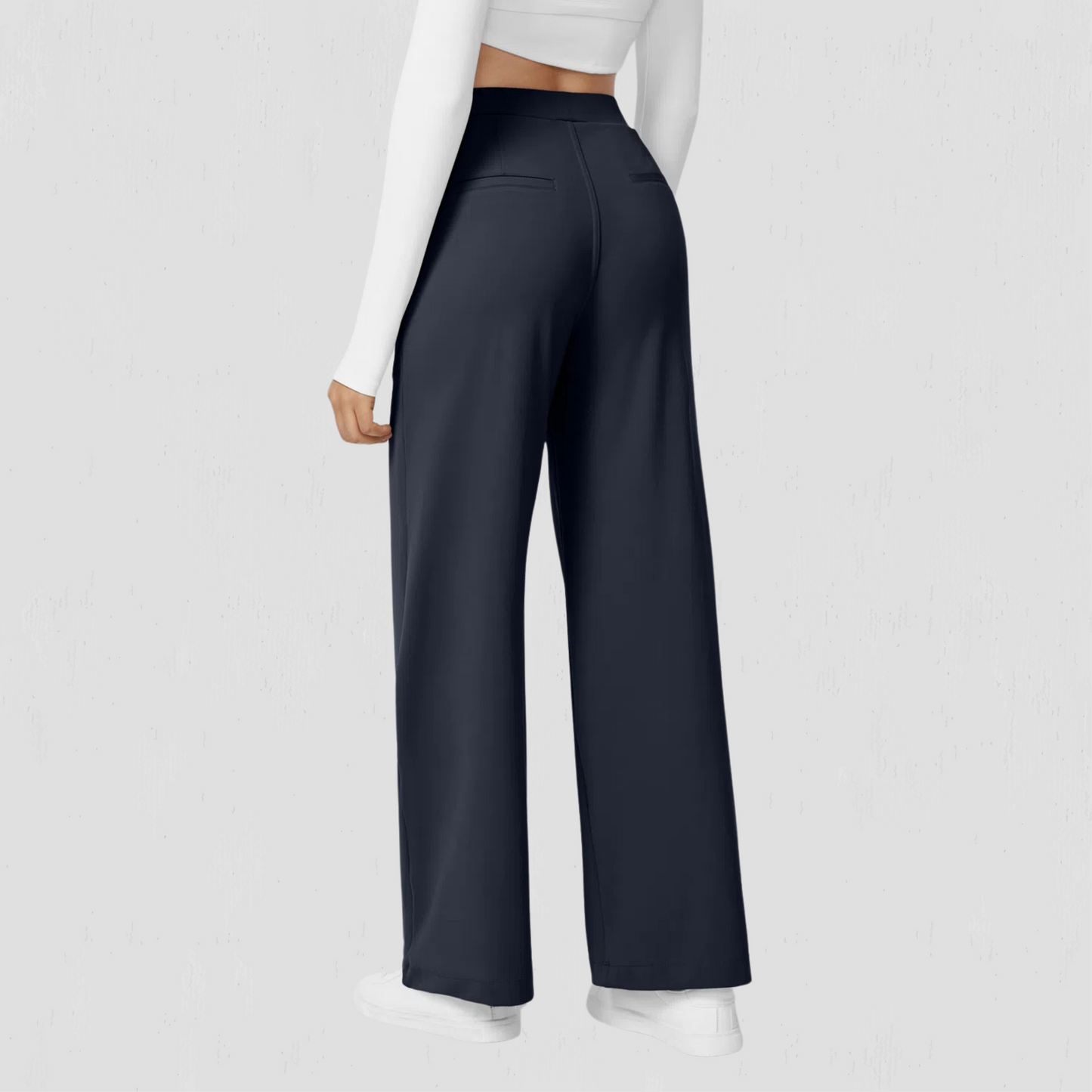 Halara Flex High Waisted Plicated Side Pocket Straight Leg Work Pants