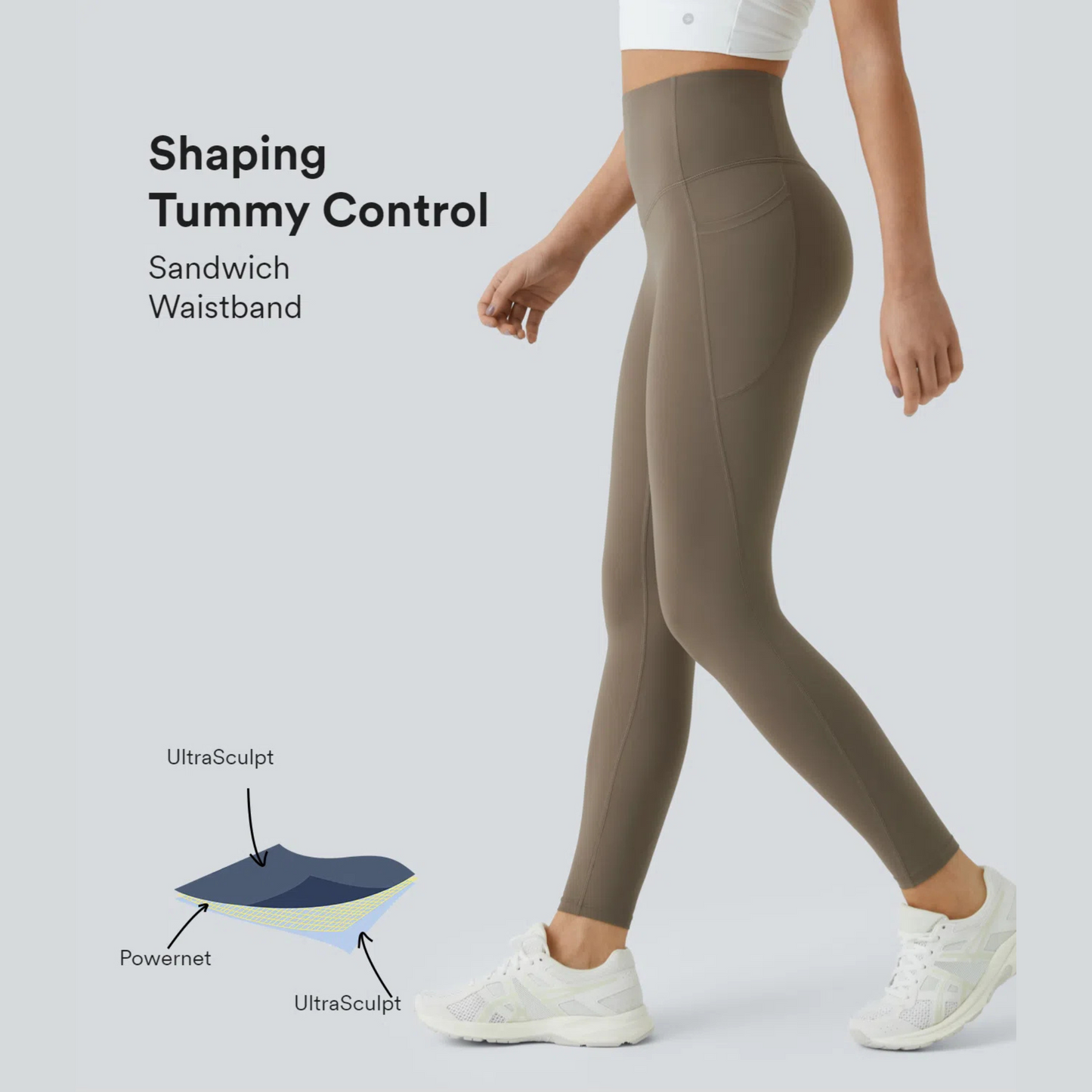 SoCinched Tummy Control Shaping Leggings