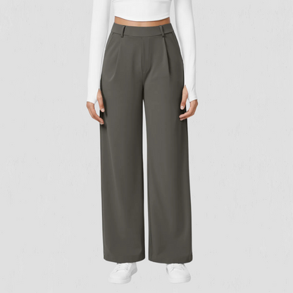 Halara Flex High Waisted Plicated Side Pocket Straight Leg Work Pants