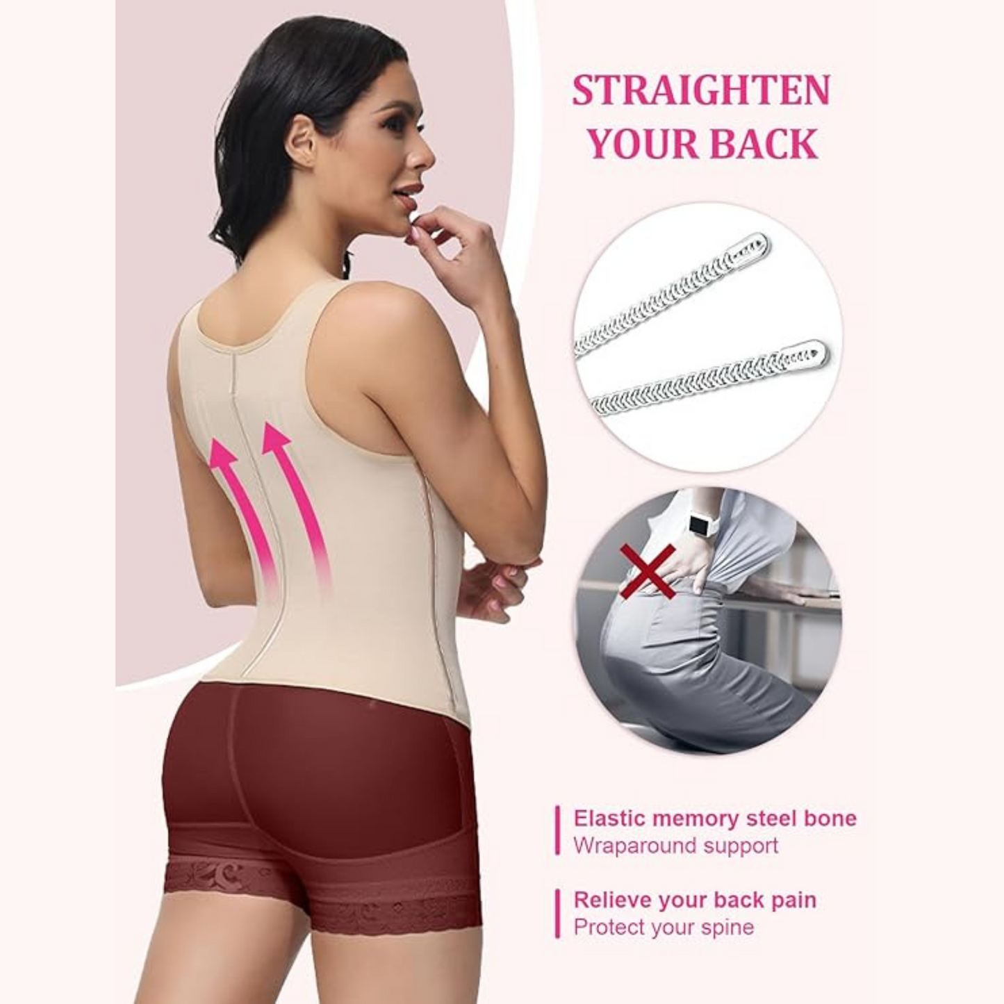 SHAPSHE Waist Trainer for Women Tummy Control