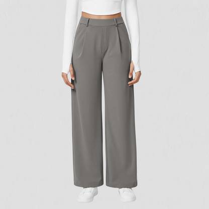 Halara Flex High Waisted Plicated Side Pocket Straight Leg Work Pants