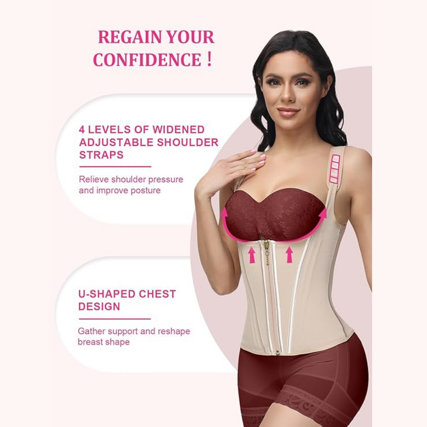 SHAPSHE Waist Trainer for Women Tummy Control