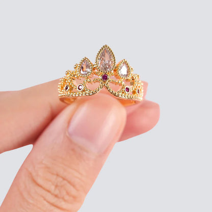The Rapunzel Crown Ring